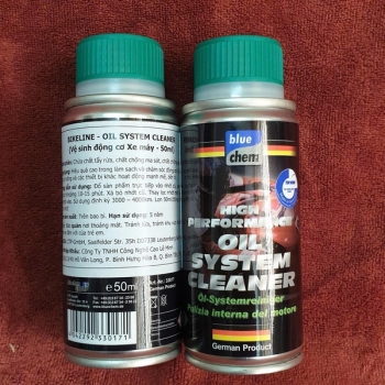 Dung dịch súc máy Bluechem oil system cleaner xe máy